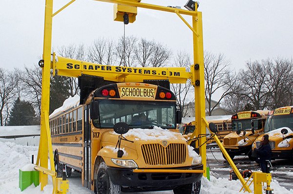 school bus snow removal