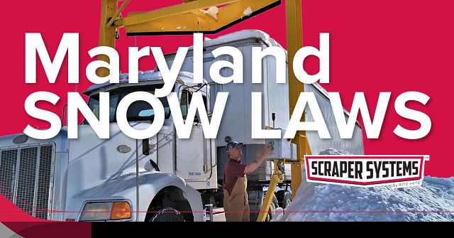 Maryland Snow Laws